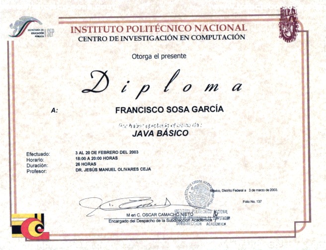 Diploma 103